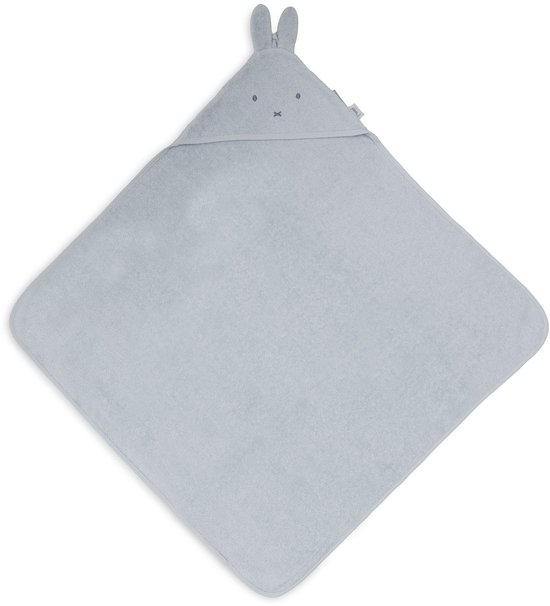 Jollein Badcape badstof 75x75cm Miffy Cloudy Blue van Jollein — afbeelding 2