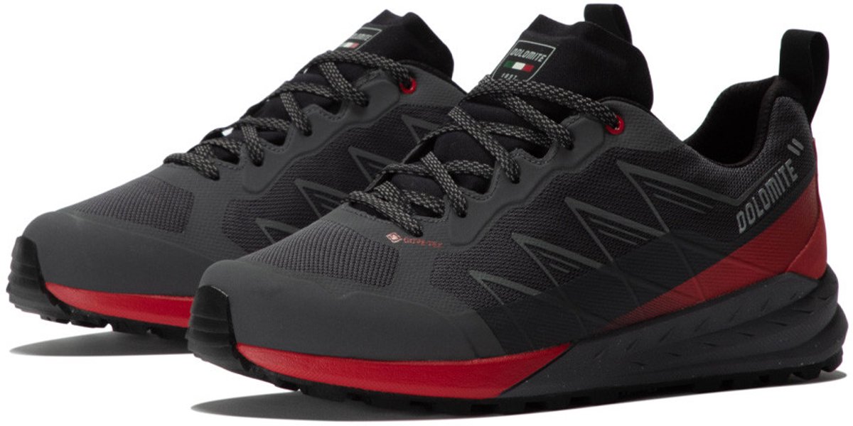 DOLOMITE Croda Nera Tech GTX - Trekkingschoenen - anthracite grey/fiery - 43 1/3