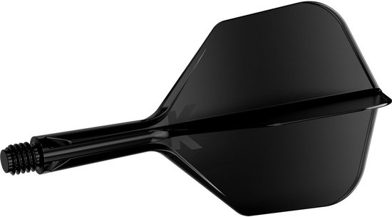 Target K-Flex Black NO6 - Dart Flights - Short van Target — afbeelding 4