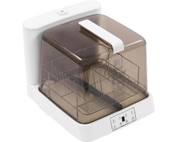 Allvia® Mini Vaatwasser - Kleine Vaatwasser - Vrijstaande Vaatwasser - met 360° Draaibare Spuitmond - met Meerdere Reinigingsmodi
