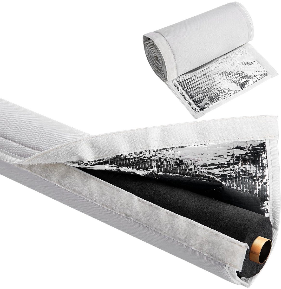 UV-bestendige slangommanteling Oxford beschermhoes, isolatie, buisisolatie, flexibele thermische huls, uv-bestendige thermische huls voor energiebesparing, voor airconditioning in de open lucht