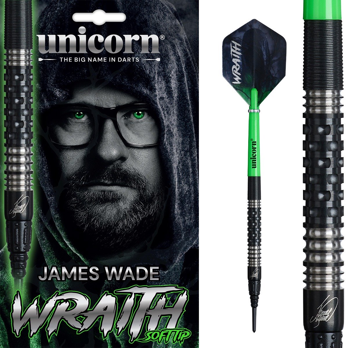 Unicorn Wraith James Wade Phase 2 90% - Soft Tip Darts