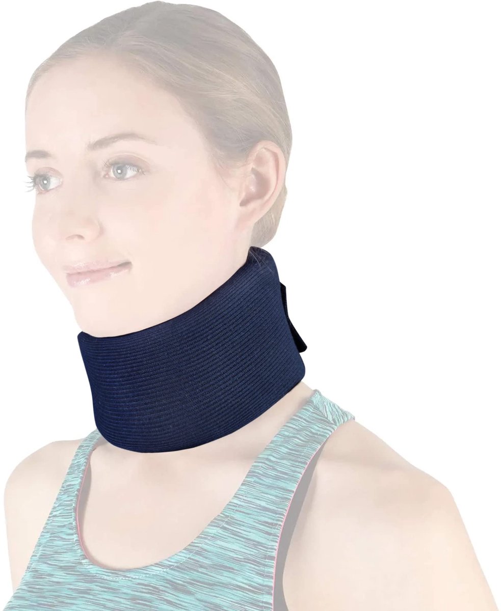 Soles Neck Brace (Small) Recovery Cervical Collar - Adjustable, High-Density Foam - Soft, Cotton Fabric - ShopVlot