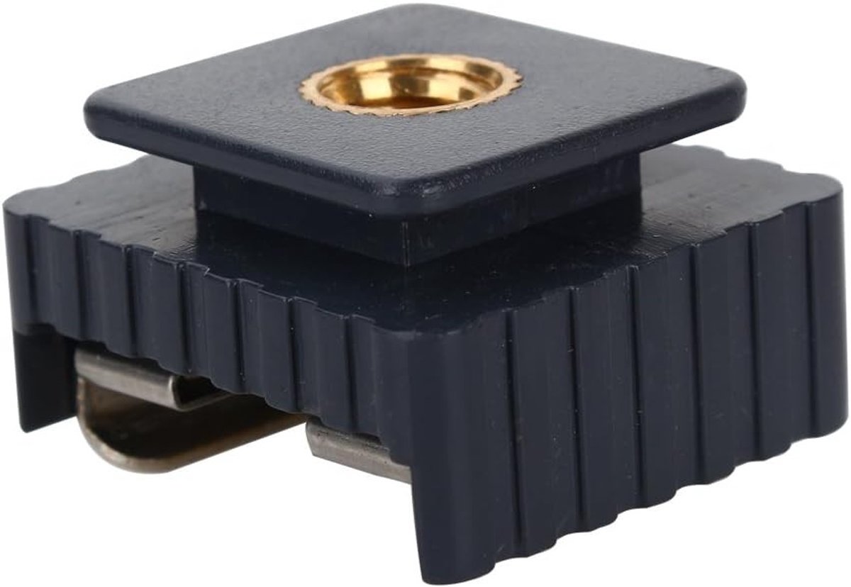 Hot Shoe Adapter 1/4'' - Universele Mount Converter voor Camera Flitsers en Statiefgebruik