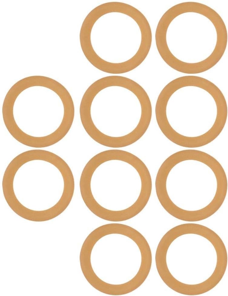 Rubberen O-Ring Set van 10 Stuks voor Stille Luchtcompressor - Geluidsarme Pistonring en Isolatieaccessoires voor Efficiënte Prestaties