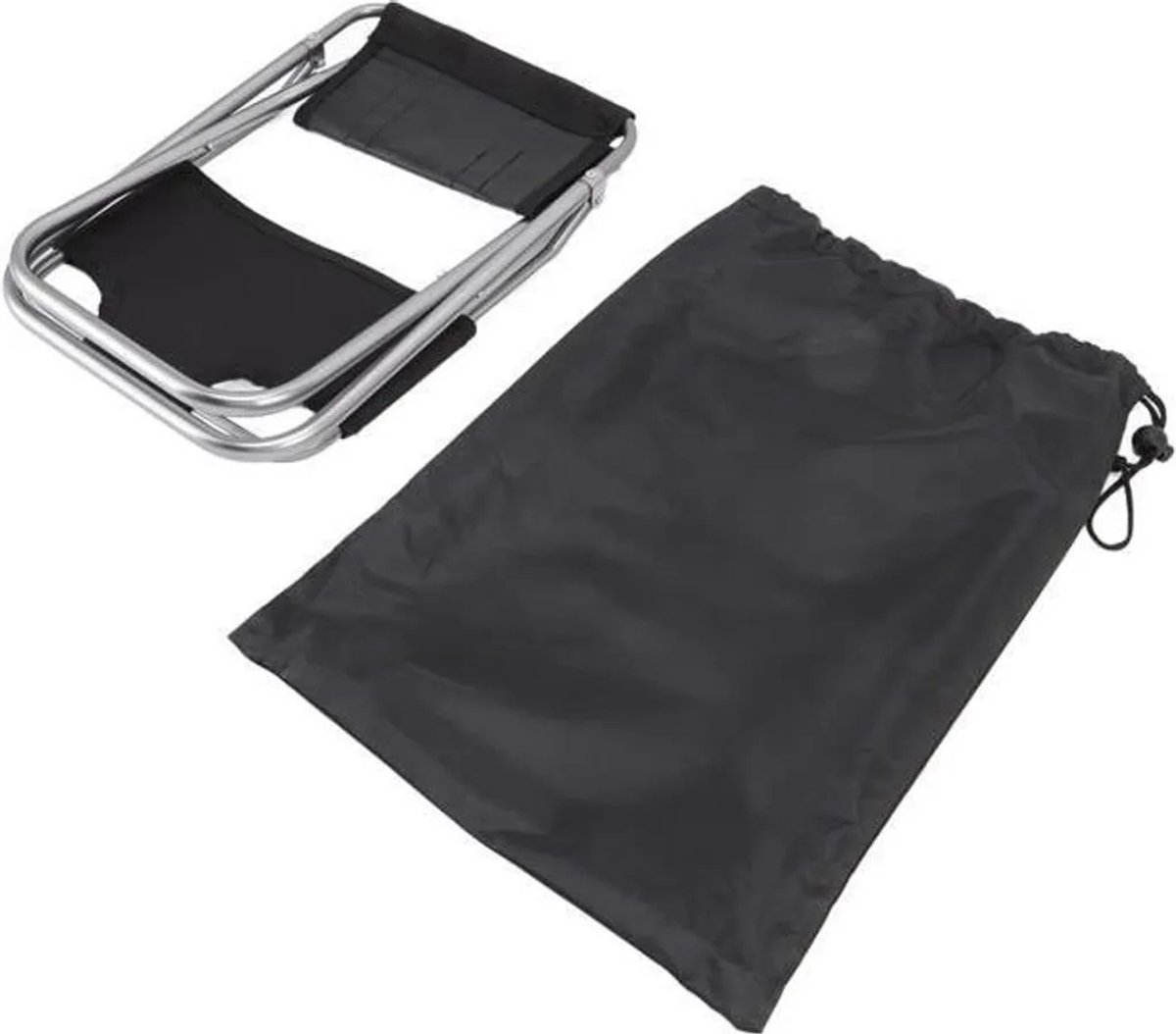 Opvouwbare Klapstoelen voor Buiten - Lichtgewicht en Draagbare Mini Stoel met Rugleuning