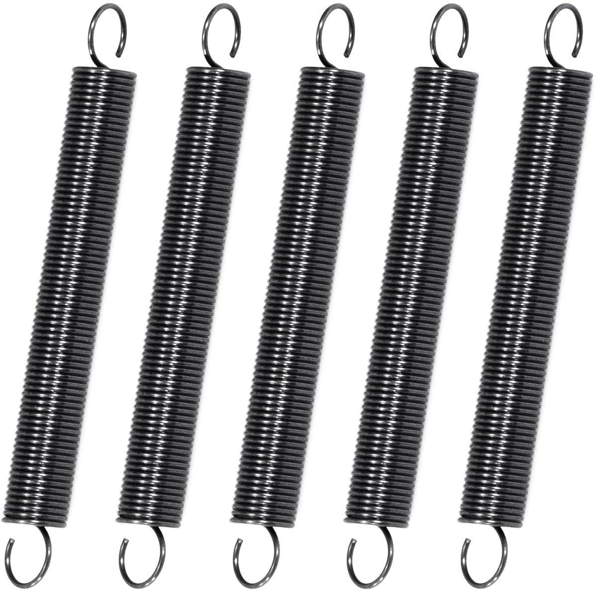 Tension Springs met Haakjes, 35 mm, Piano Draad Veer, Buiten Diameter 4 mm, Draad Dikte 0.4 mm, Verpakking van 20, Ideaal voor Mechanische Toepassingen en DIY Projecten