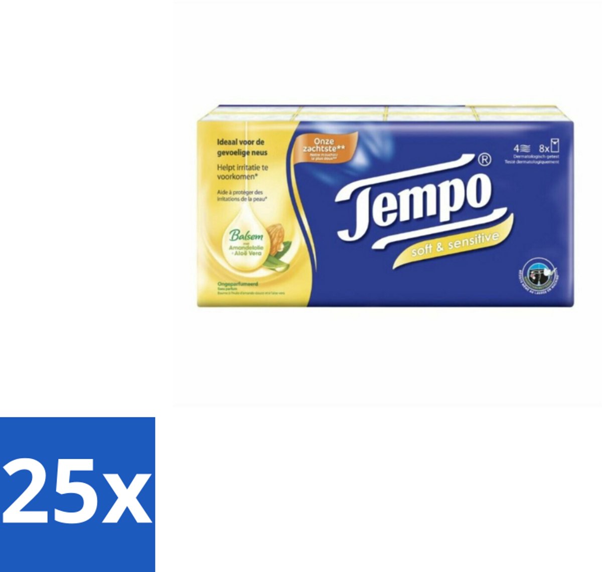 25 x Tempo – Zakdoekjes – Plus - Koffie - Koffiezetapparaat - Koffiezetapparaat