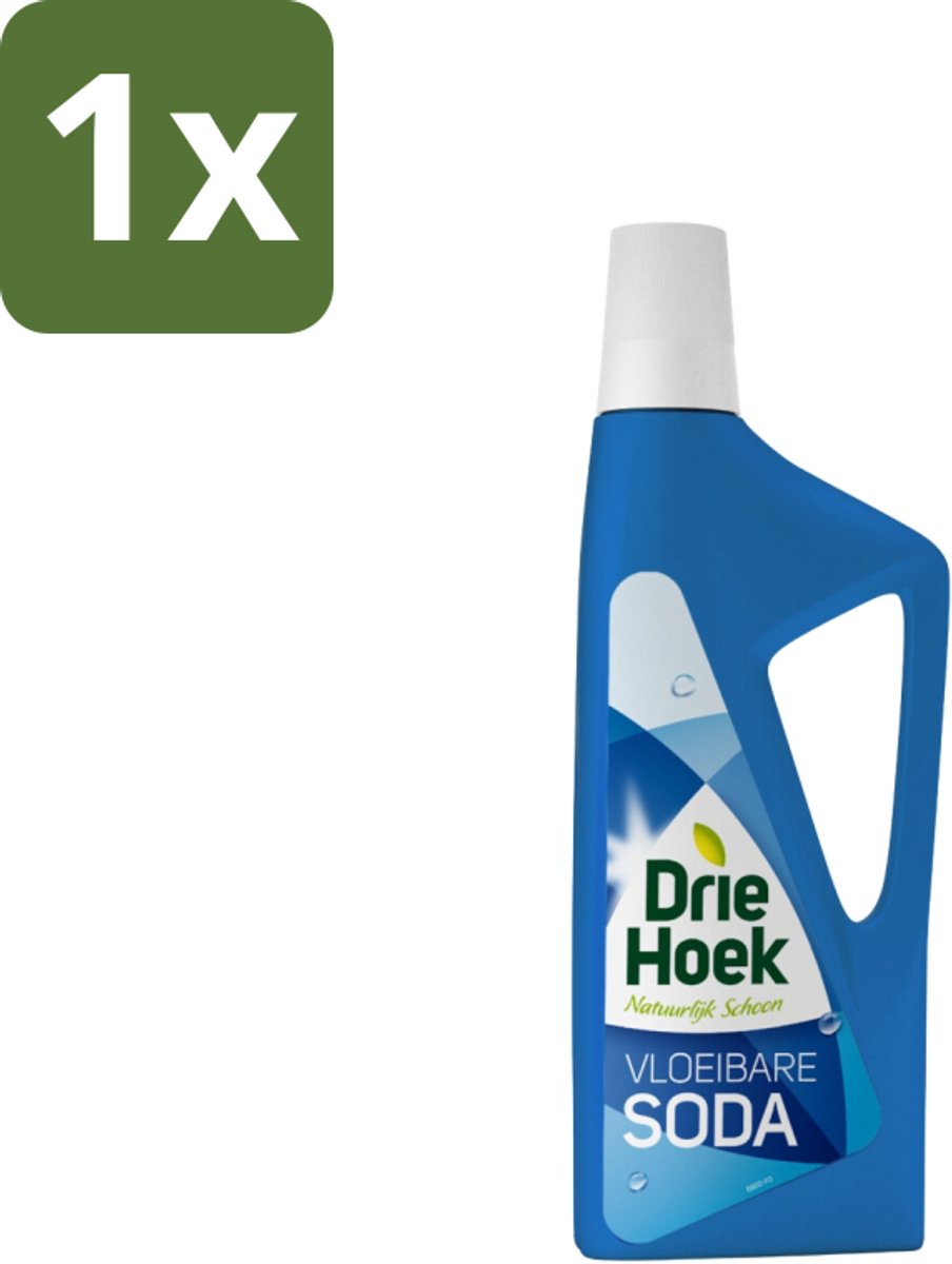 1 x Driehoek – Vloeibare Soda – 725 ml - Vloeibare Soda - Schoonmaakmiddel - Textiel Reinigen - Steen Reinigen - Parket Reinigen