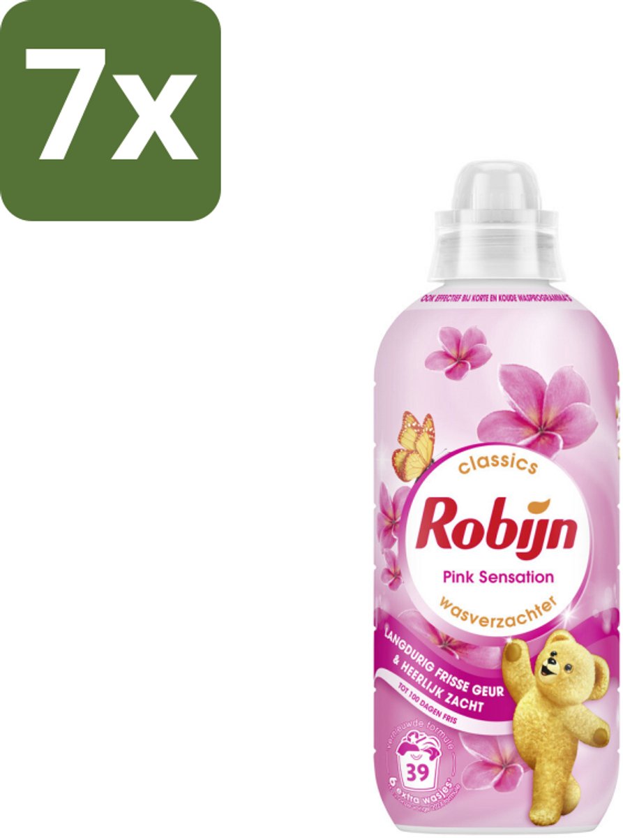 7 x Robijn – Wasverzachter – Pink Sensation – 780 ml - Koffiezetapparaat