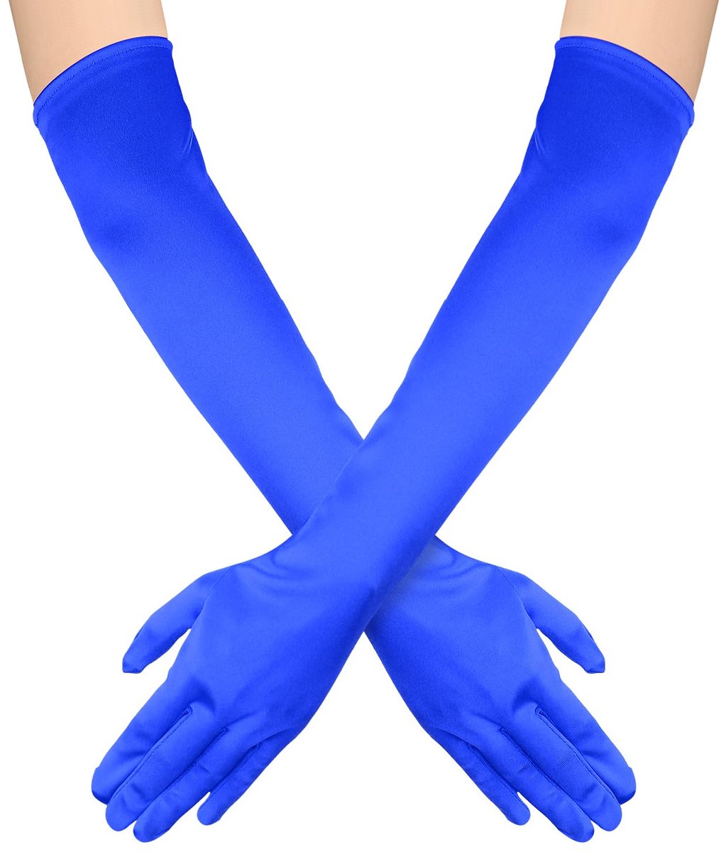 Elzusha - Lange Dameshandschoenen - 52cm Satijnen Handschoenen voor Avondfeest