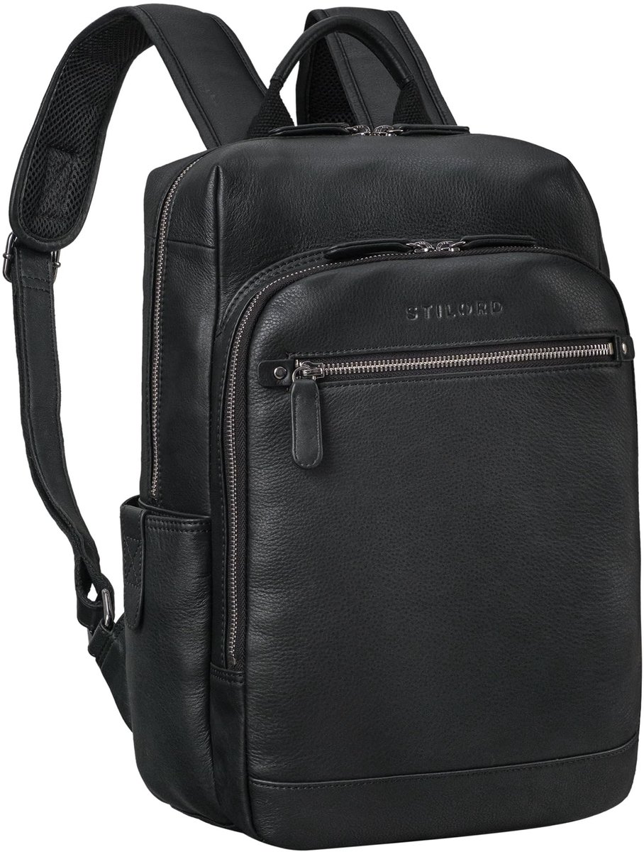 Elzusha - Leren Rugzak voor 13.3 Inch MacBook en Laptop