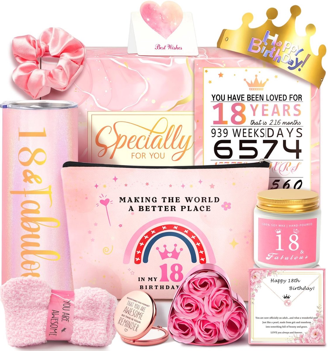 Elzusha - 18e Verjaardag Cadeaus voor Meisjes - Uniek en Trendy Geschenken