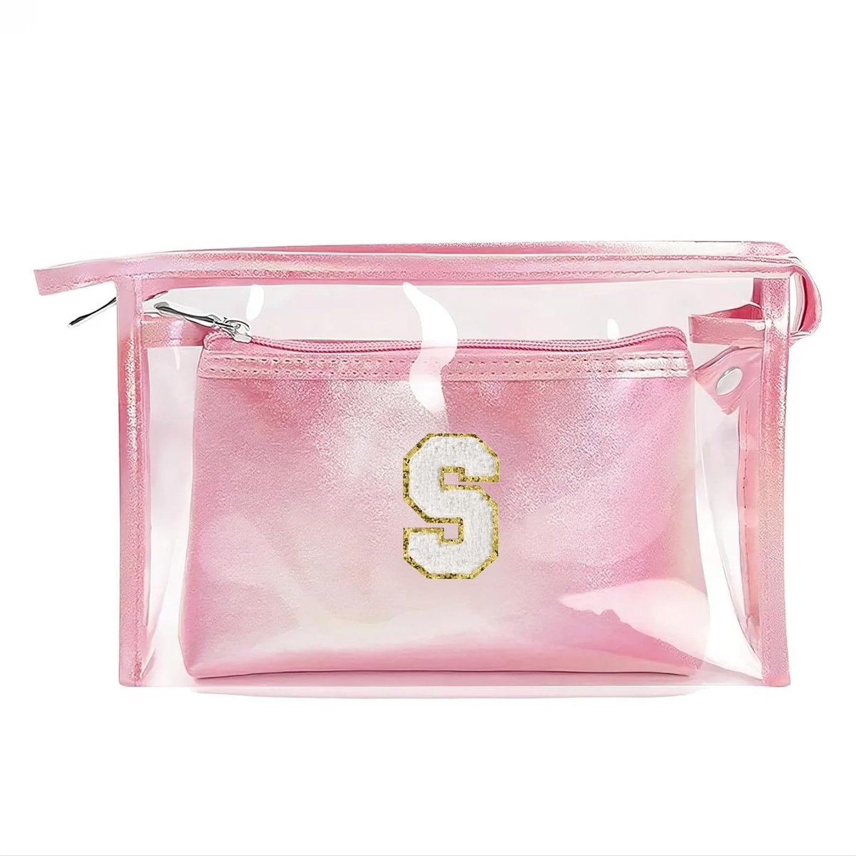 Elzusha - Transparante Cosmetica Tas voor Vrouwen en Meisjes