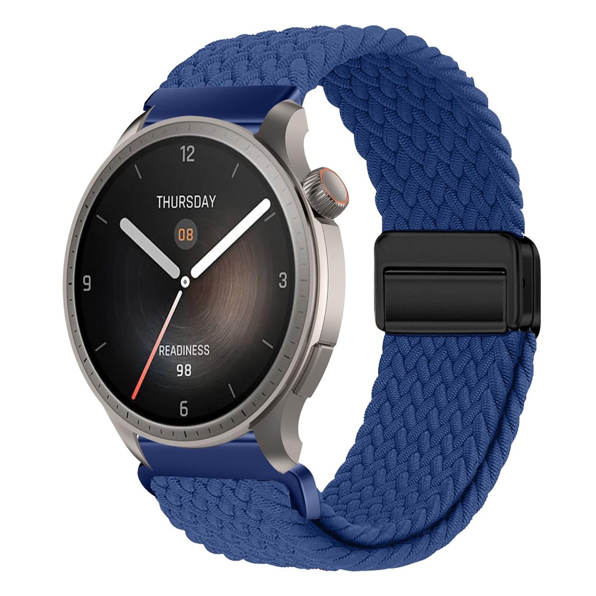 Elzusha - Nylon Horlogeband voor Amazfit - Magnetische Sluiting - 22mm