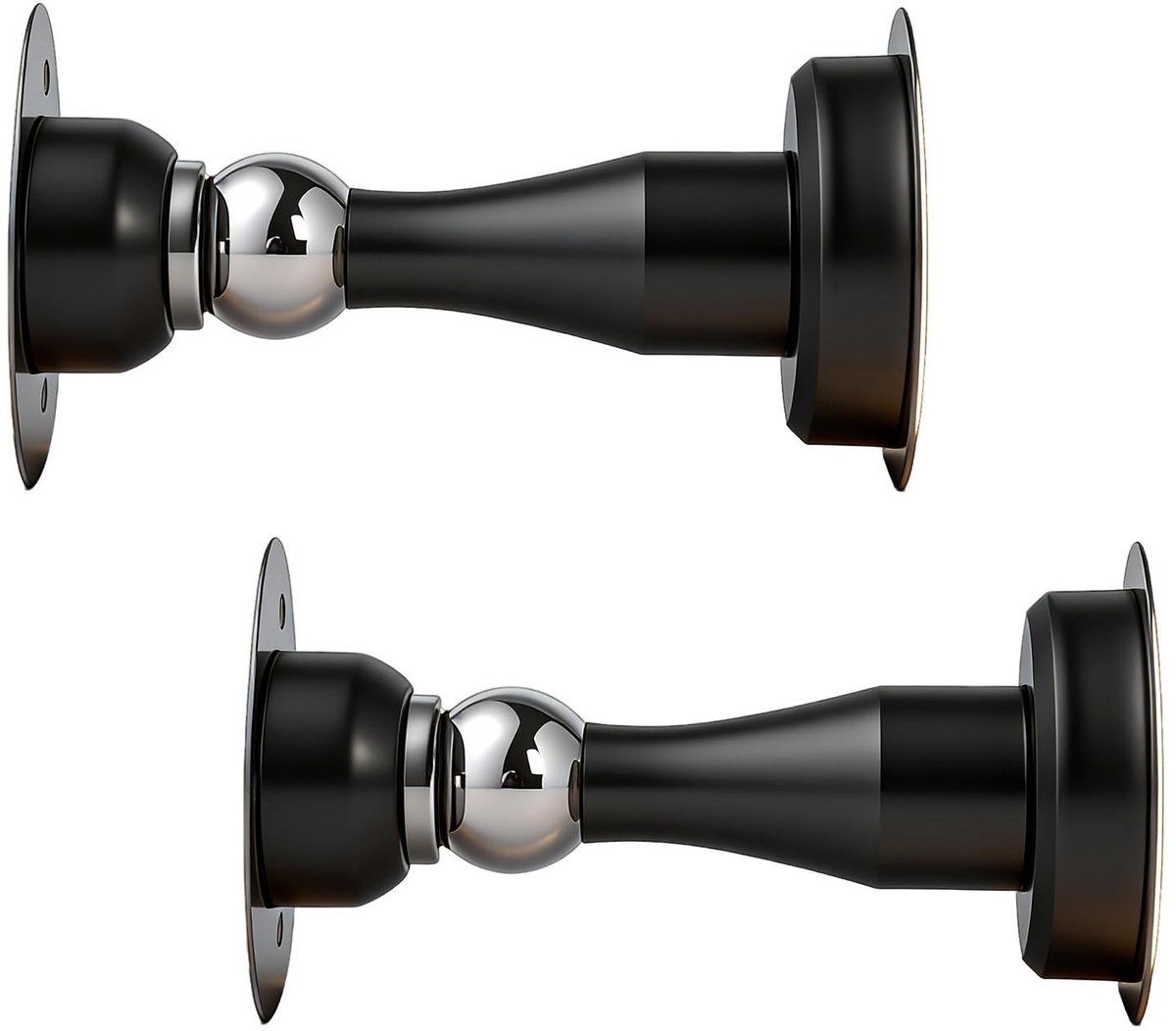 Elzusha - Set van 2 Magnetische Deurstoppers van Roestvrij Staal