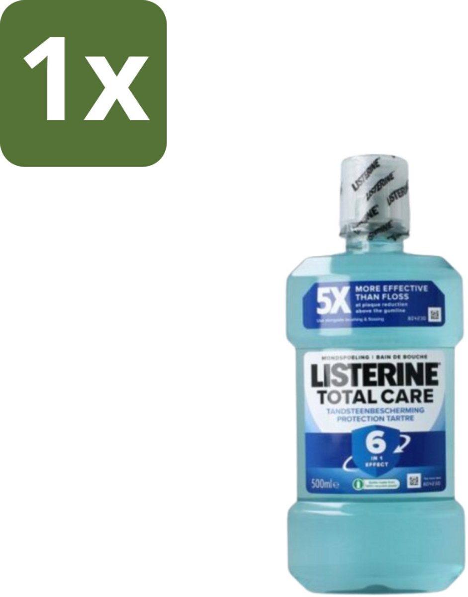 Listerine – Mondwater – Total Care – Bescherming tegen tandsteen – 500 ml - 1 stuk