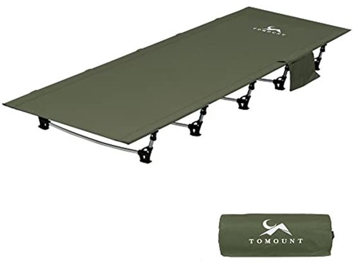 Ultralight Opvouwbaar Veldbed voor Kamperen - Compact en Duurzaam