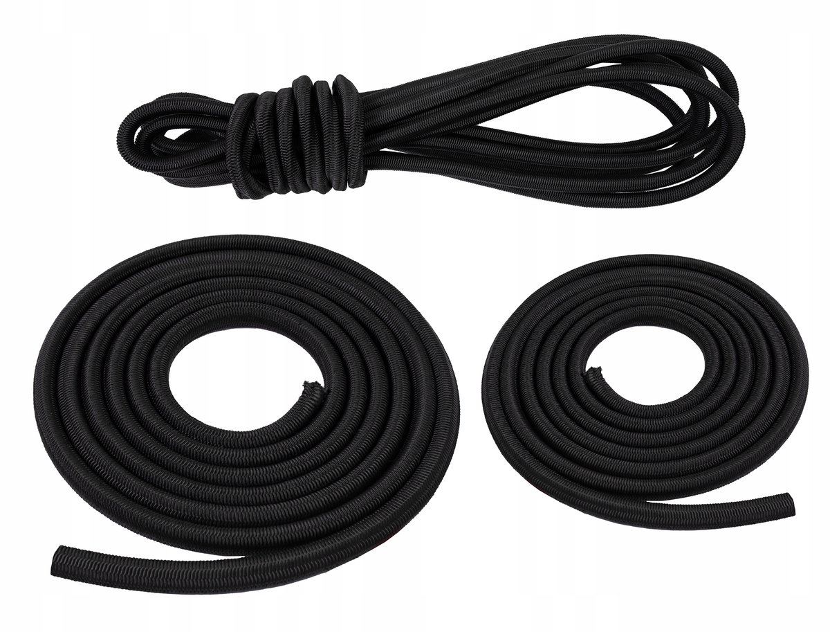 Elastische Rubberen Koord 10mm x 20m - Voor Zeilen, Transport & Hobby