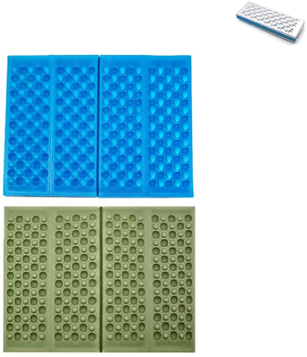 2 stuks - Waterdicht zitkussen - Opvouwbaar zitkussen voor buiten - Ultralicht en draagbaar campingzitkussen - Multifunctioneel tribunezitkussen - Picknickmat van 40*30*1,8 cm - Geschikt voor kamperen, picknicks, parken en tribunezitplaatsen