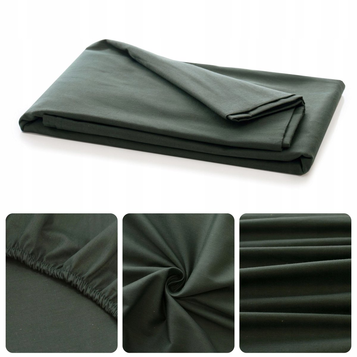Katoenen hoeslaken 200x220 cm met elastiek - Diverse kleuren