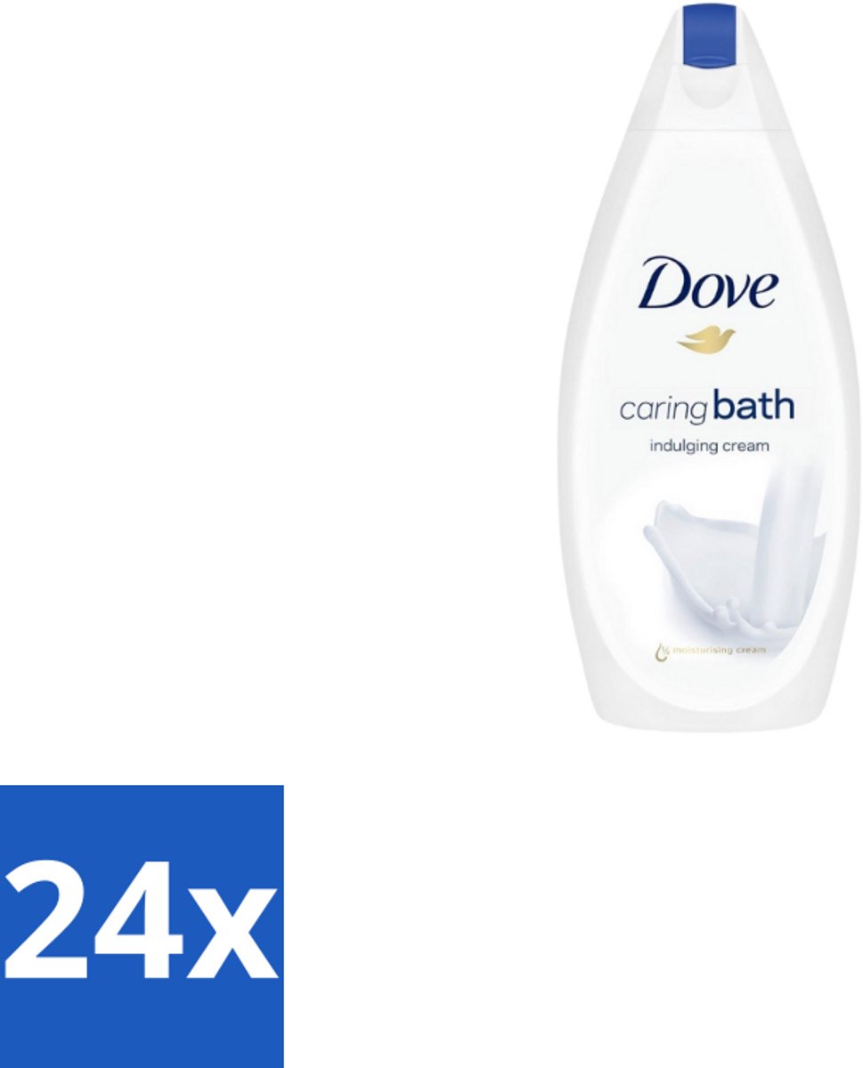 24 x Dove – Douchegel – Caring Bath – 450 ml - Douchegel - Huid Verzorging - Zachte Huid - Schuim Douchegel - Hydraterende Crème