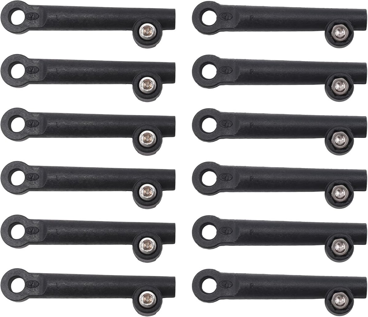 12 stuks fietsspatborden met verlenghulzen voor 20/24/26 inch, roestvrijstalen verbindingsstangen voor optimale bescherming
