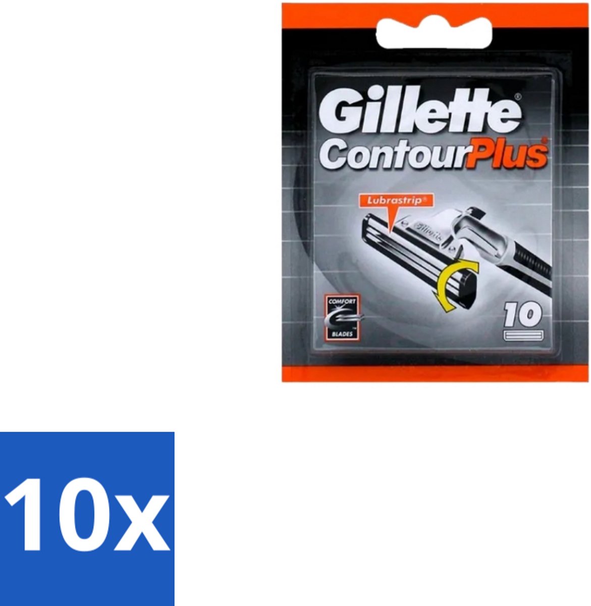 10 x Gillette Contour Plus – Wegwerpscheermesjes – 10 mesjes - Scheermesjes - Scheermes - Scheersysteem - Scheerbeurt - Huidcomfort