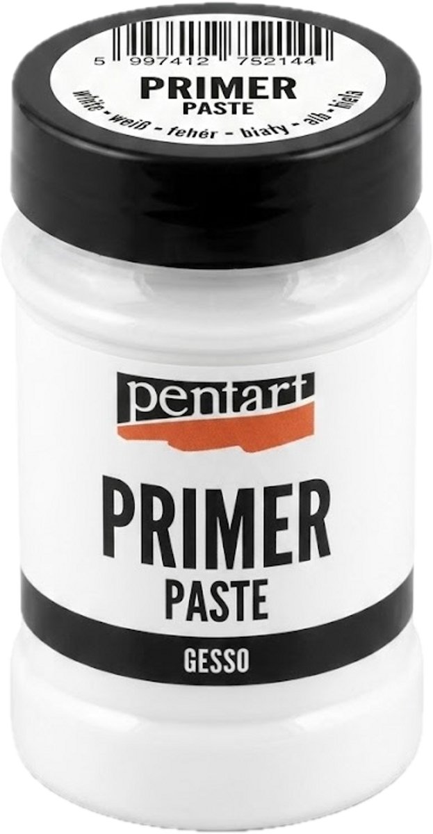 Pentart Primer Paste (Gesso) 100 ml. - Black