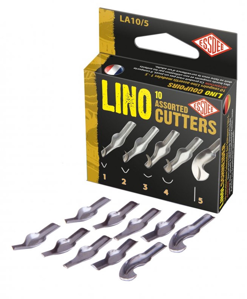 Essdee Linosnedemessen stijlen 1–5, 25-delig Assortiment