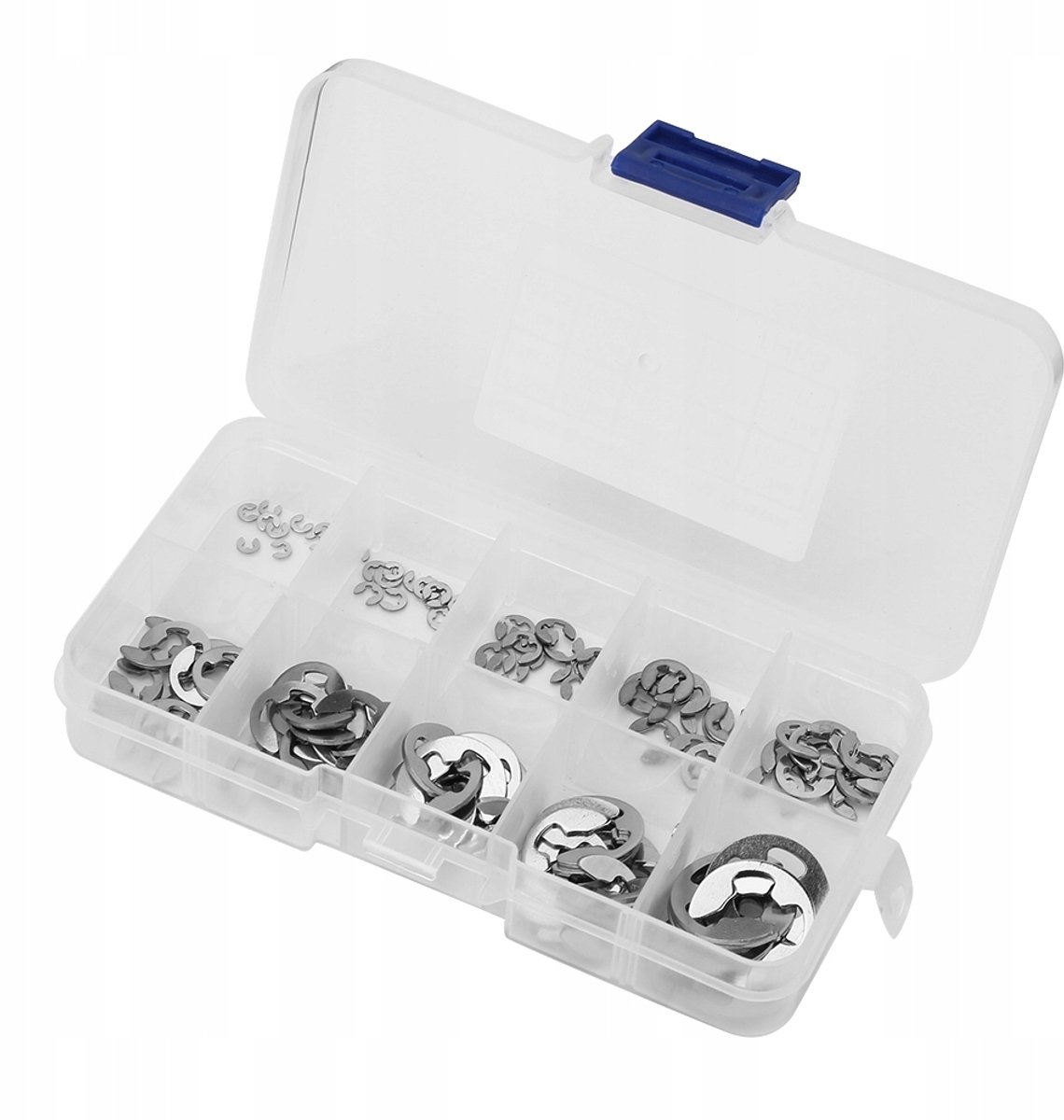 120 Stuks E-clips Borgringen Set - Roestvrij Staal