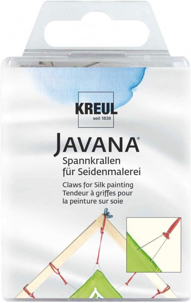 Kreul Javana Driepuntspunaises voor het Opspannen van Zijde - 50 st.