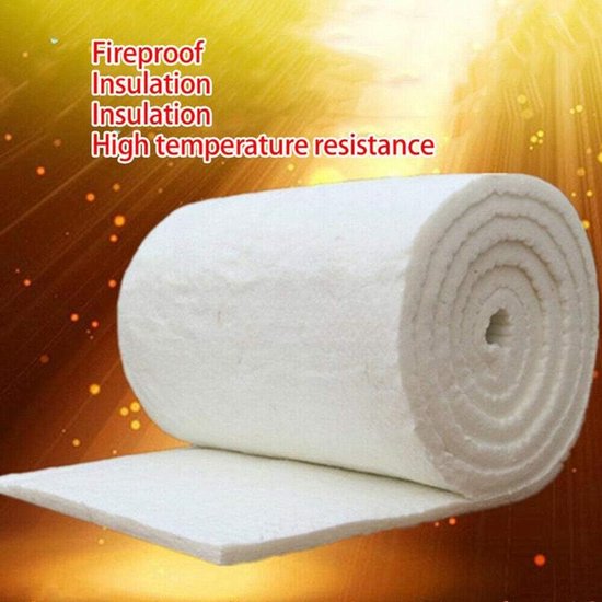 Isolerende keramische vezeldoek voor hoge temperaturen, brandwerend en 40 mm dik, ideaal voor industriële toepassingen — afbeelding 2