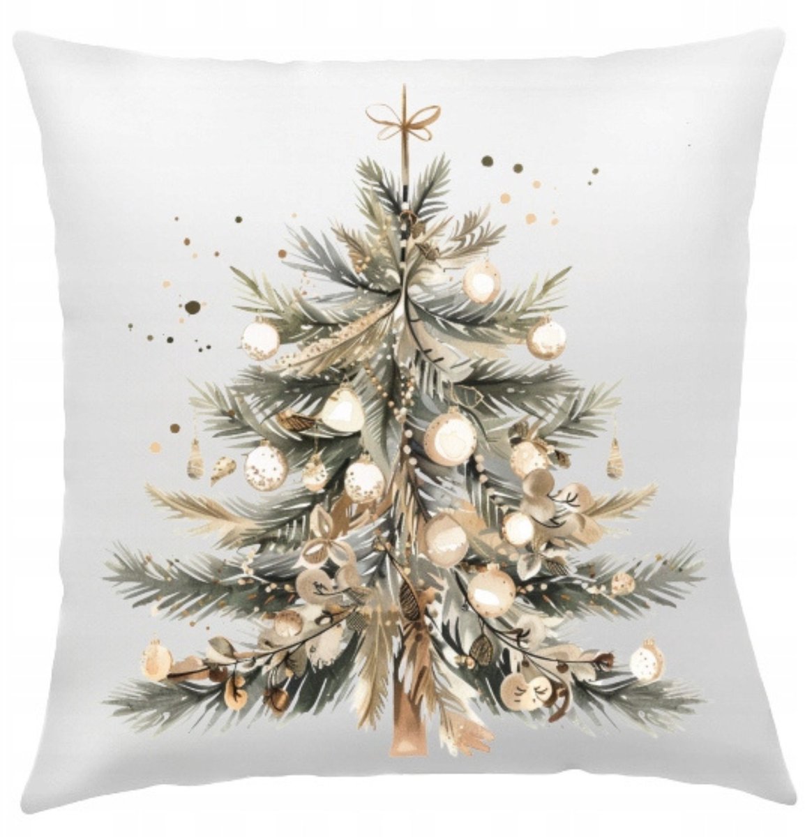 Kerst Kussenhoes 40x40 cm - Decoratief Salon Sierkussen