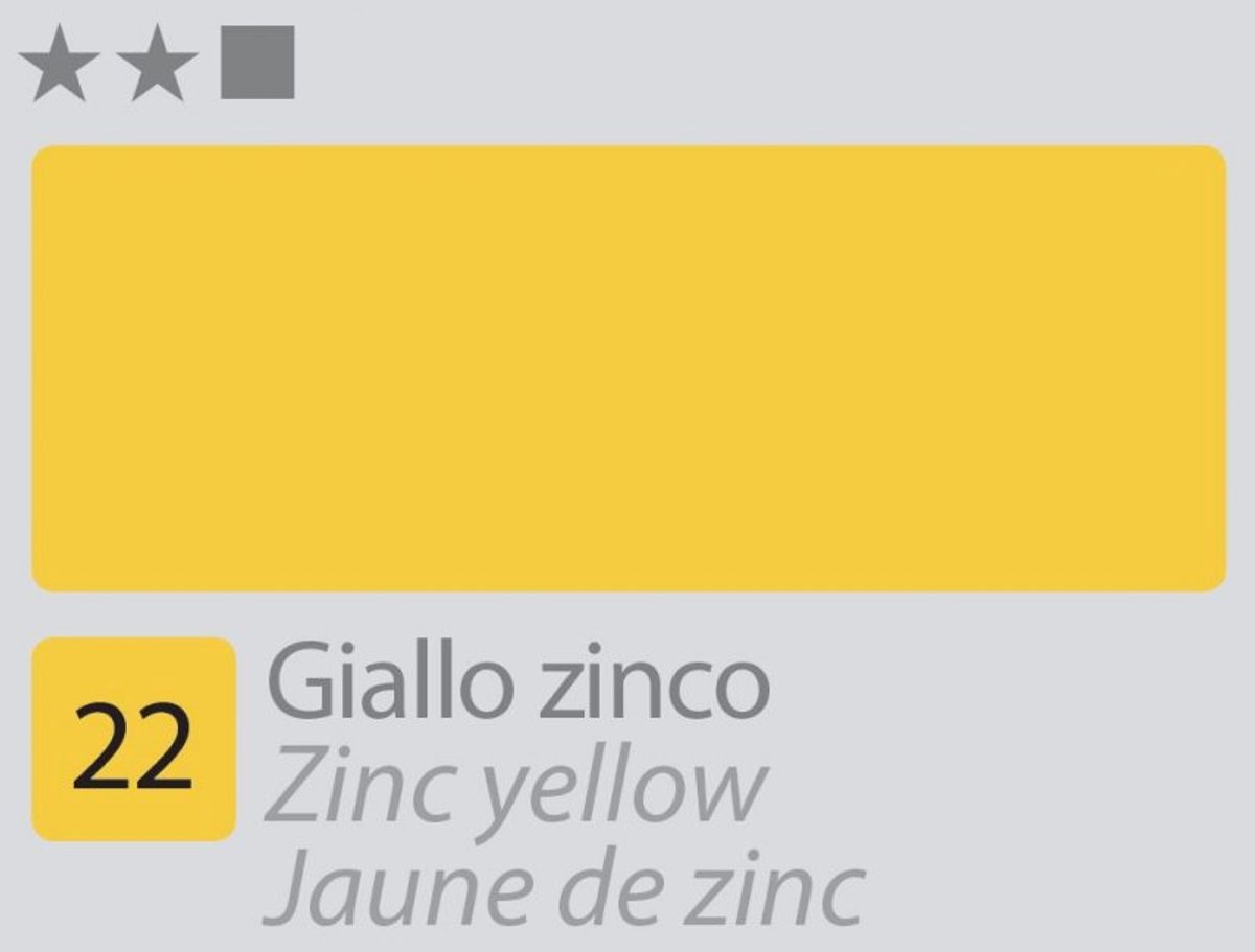 Divolo Accademia Olieverf 20 ml. - Zinkgeel