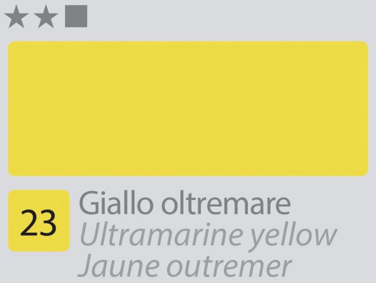 Divolo Accademia Olieverf 20 ml. - Ultramarine Yellow