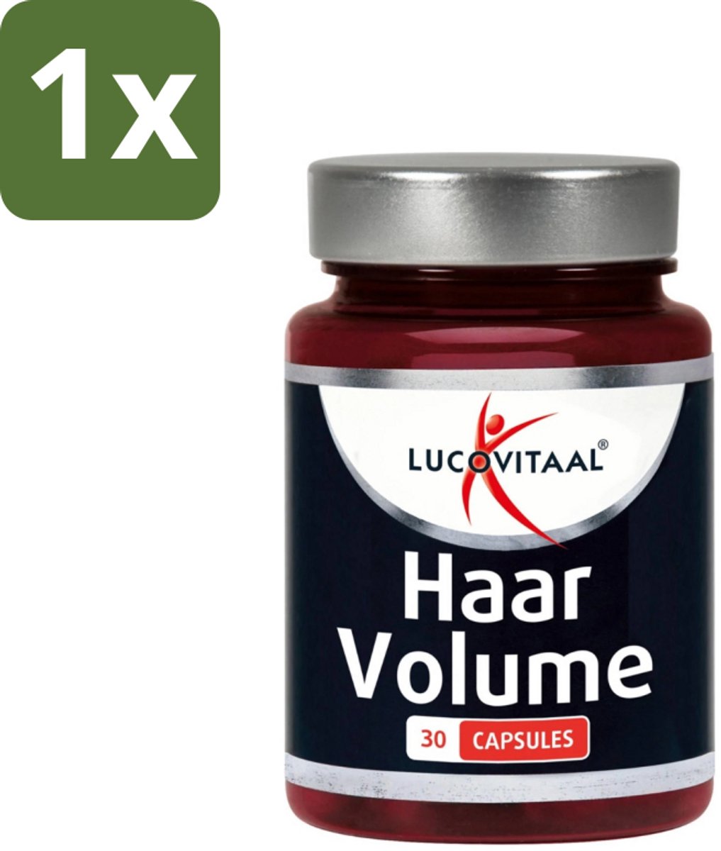 1 x Lucovitaal - Supplement - Haar Volume - 30 Capsules - Haar Groei - Haar Volume - Haar Kracht - Haar Pigmentatie - Haar Bescherming