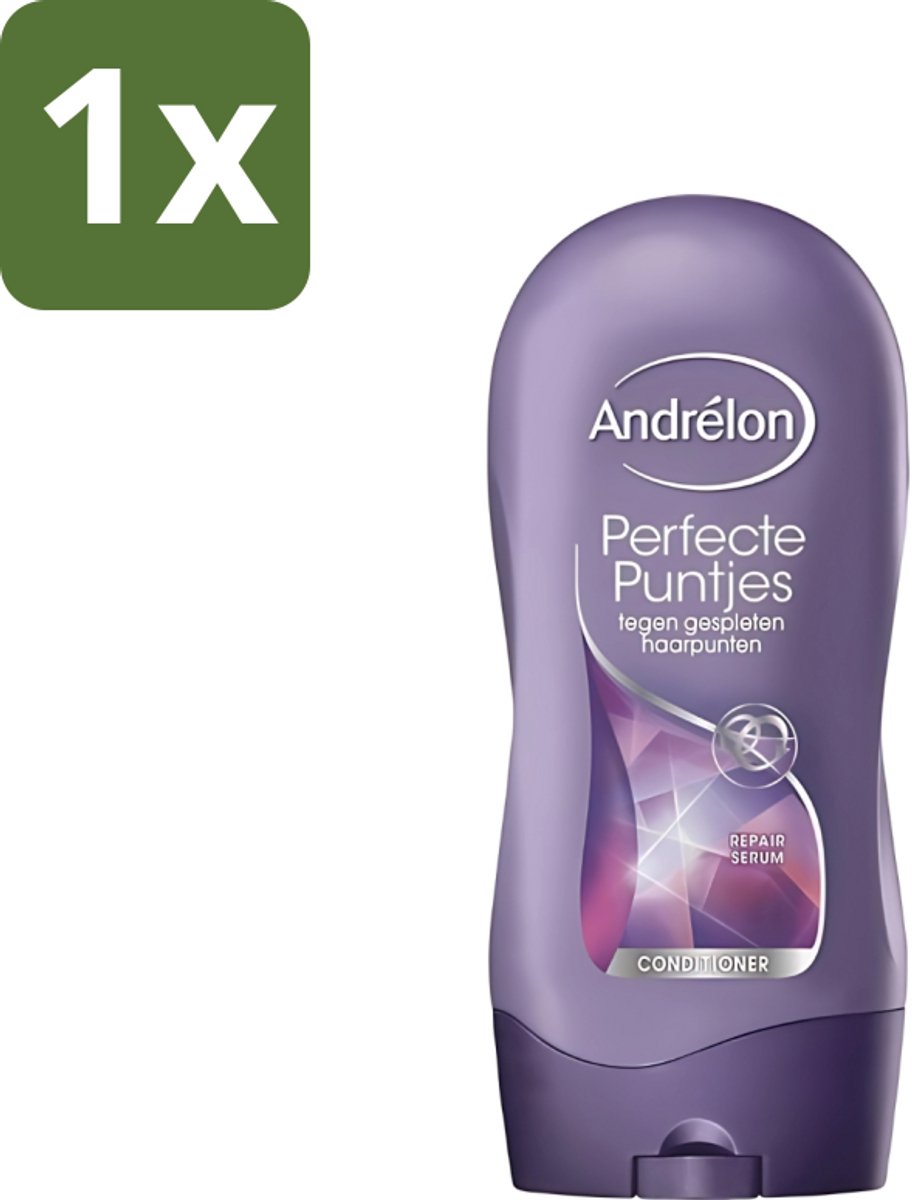 1 x Andrélon - Perfecte Puntjes - Conditioner - Tegen Gespleten Haarpunten - 300 ml - Gespleten Haarpunten - Haarverzorging - Haarversterking - Haarbescherming - Haarkracht