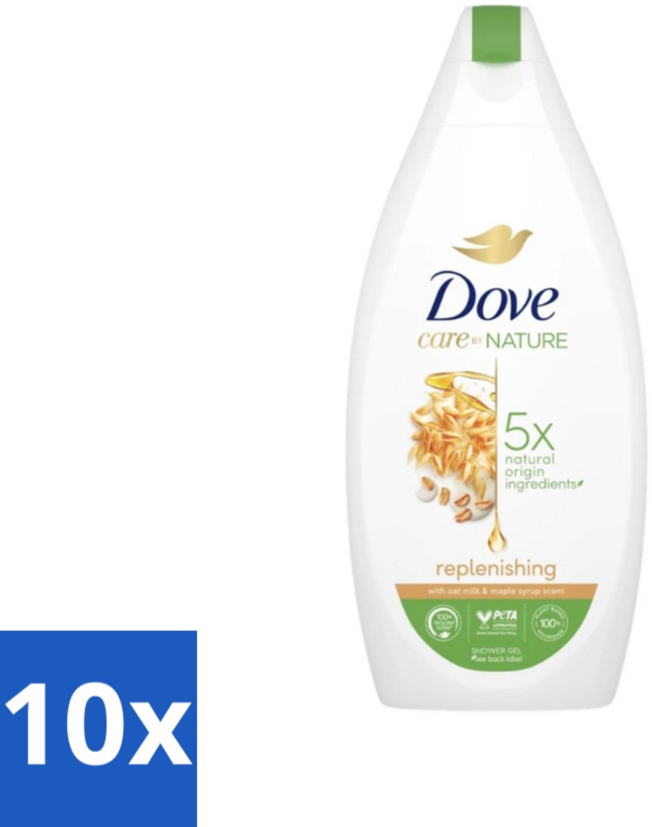 10 x Dove - Douchegel - Replenishing - Hydraterend en verzorgend - 400 ml - Douchegel - Hydratatie - Huid Verzorging - Zachte Huid - Schuim