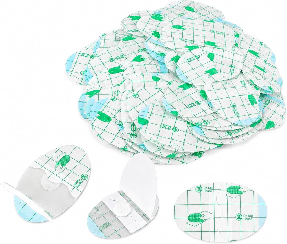 Oorbescherming voor kinderen, 100 stuks, ultradun en waterdicht, ideaal voor zwemmen, douchen en surfen, 6,8 x 4,4 cm, wegwerp oorpluggen, geluiddemping en comfort