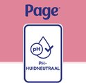 Page logo met een druppel en pH-symbool. PH-HUIDNEUTRAAL.