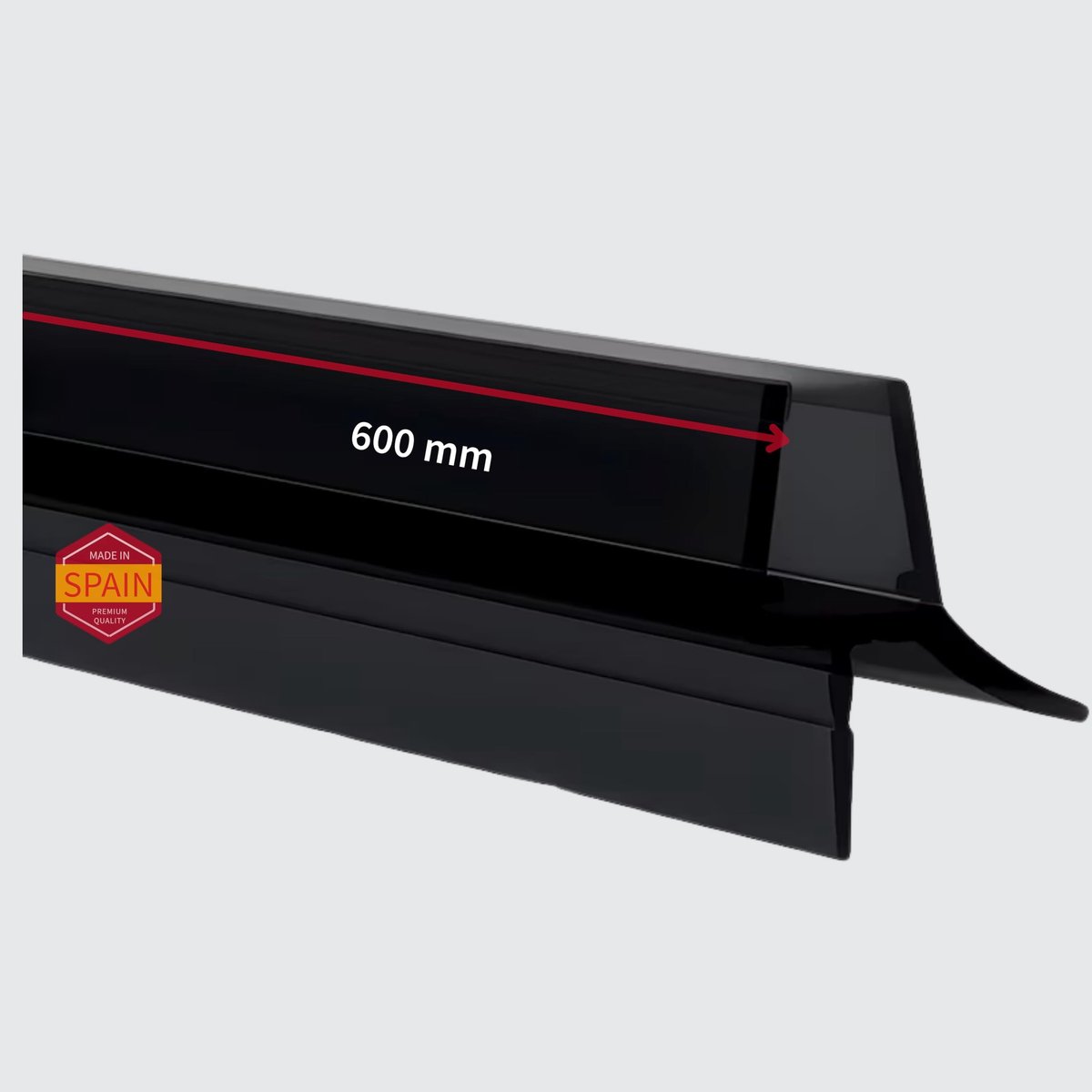 Elzusha - Douche Seal - Waterproof PVC - 600 mm - Zwart