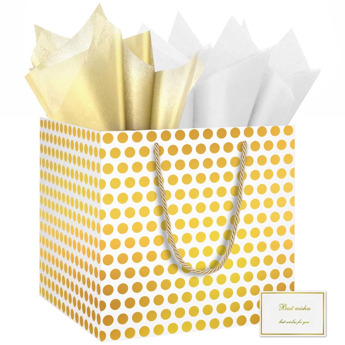 Elzusha - Extra Grote Geschenktas met Versterkte Basis