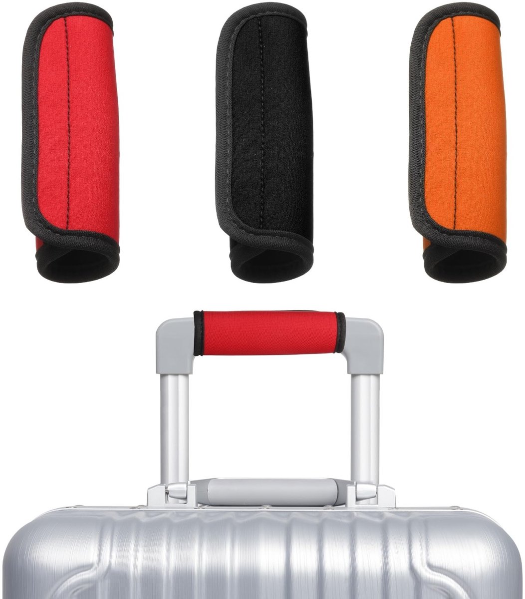 Elzusha - Set van 3 Neopreen Handvat Covers voor Koffers en Tassen