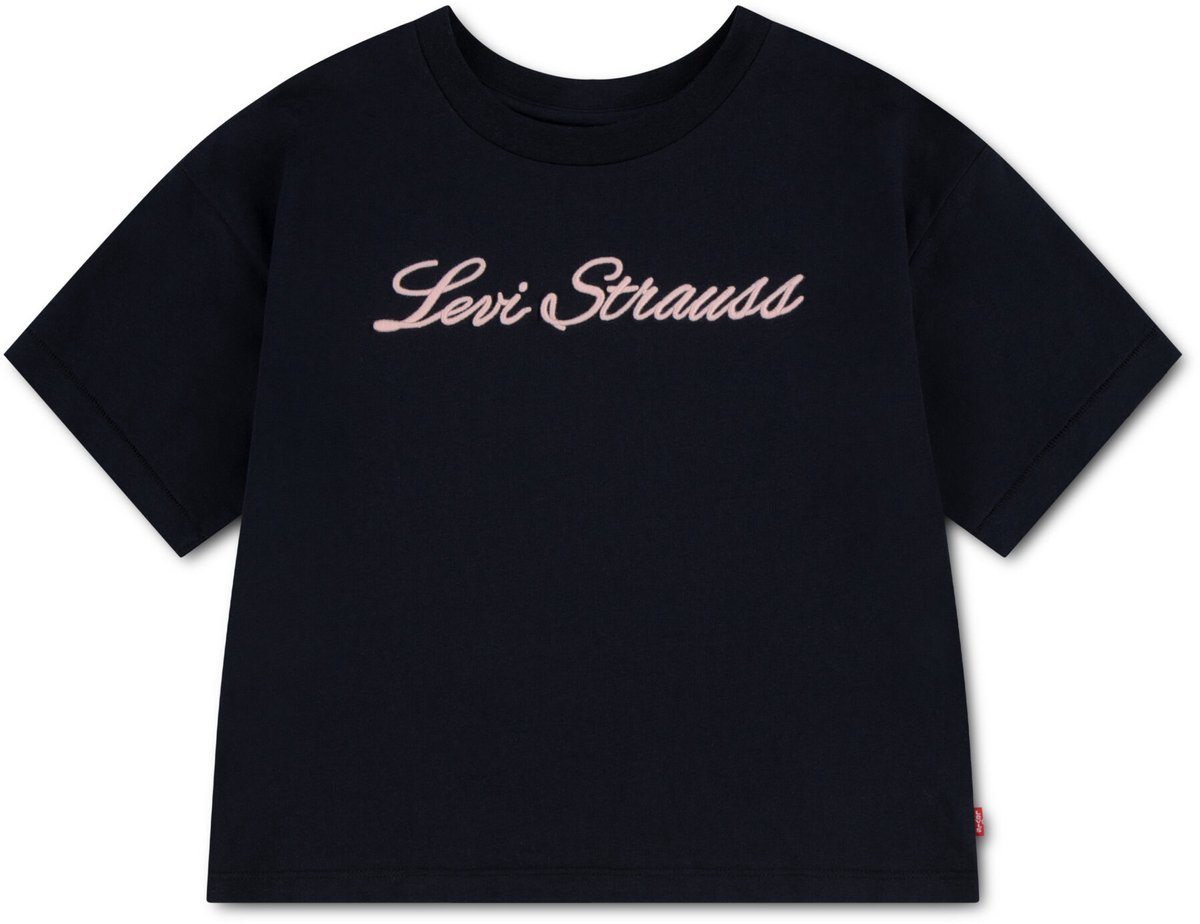 Levi's - Meisjes t-shirt - Maat 128 - Meisjes - ZWART -