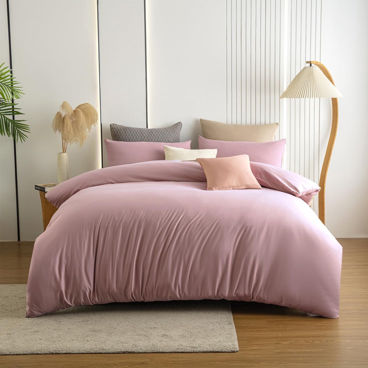 Elzusha - Microfiber Dekbedovertrekset 220 x 240 cm Roze