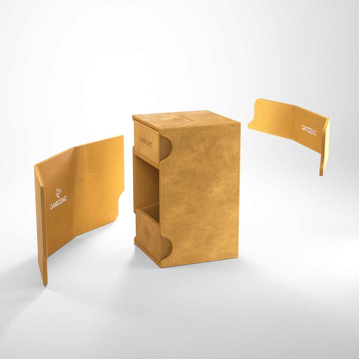 Elzusha - Multifunctionele Kaartbox met Accessoire Lade - Zandkleur