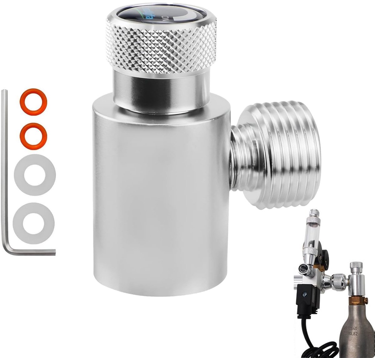 Elzusha - CO2 Cilinderadapter voor Soda Stream en Brouwaccessoires