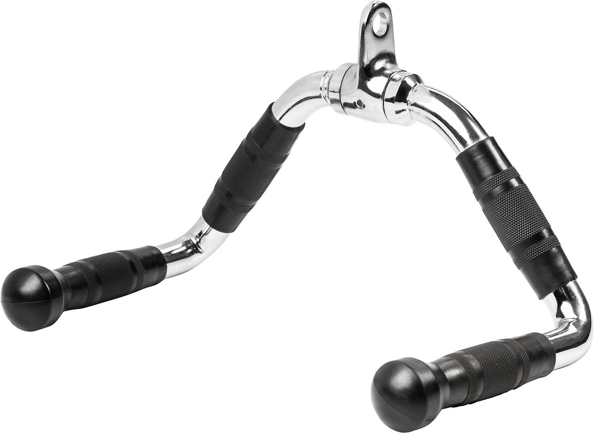 Elzusha - Roeihandle met Rubber Handgrepen voor Krachttraining