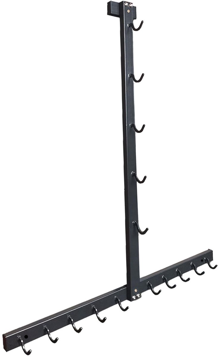 Elzusha - Wandgemonteerde Organiser voor Lat Pull-down Bar met Sterke Haken